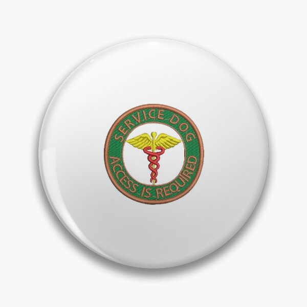 Item preview, Service Dog Access Required medical alert patch designed and sold by Zebra-and-Dog.