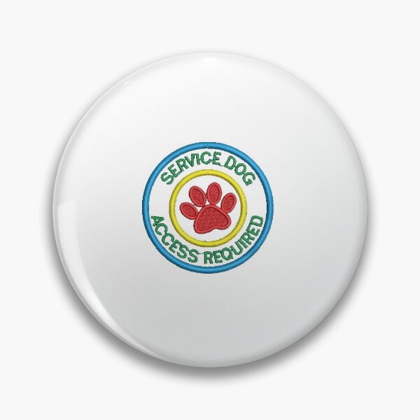 Item preview, Service Dog Access Required medical alert patch designed and sold by Zebra-and-Dog.