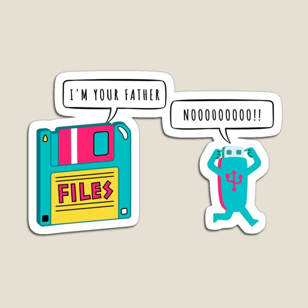 Item preview, Floppy Disk I'm Your Father designed and sold by 24FAHSION.
