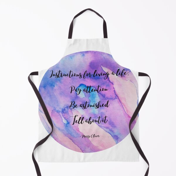 Item preview, Instructions for Life | Mary Oliver designed and sold by ArtistVenus.
