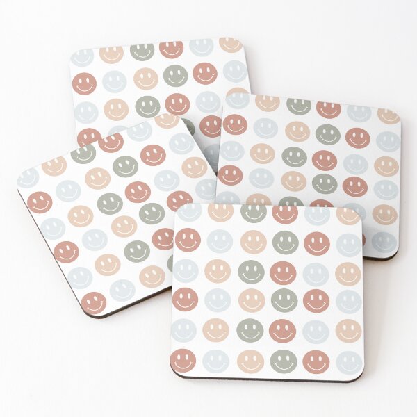 Item preview, Boho Smiley Faces Terracotta Colors Design designed and sold by c1airearts.