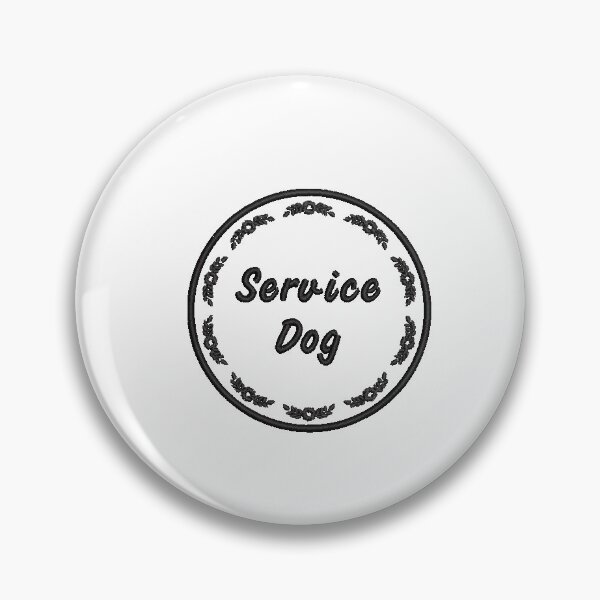 Item preview, Fancy Service Dog patch designed and sold by Zebra-and-Dog.