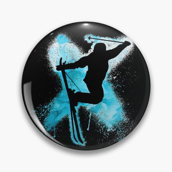 Item preview, Skiing powder snow Powder freeskiing in deep snow designed and sold by Denis Rösler.