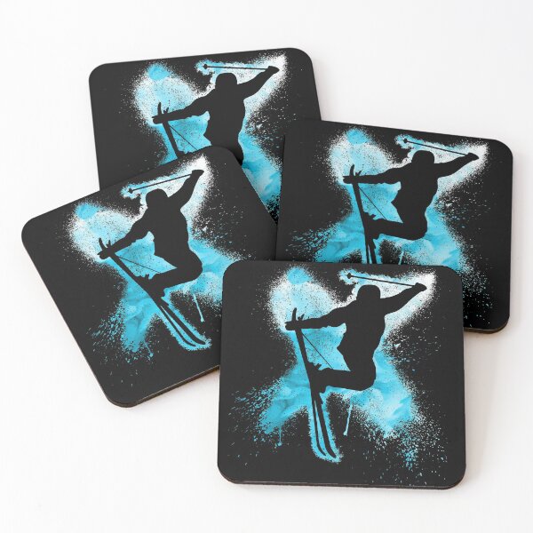 Item preview, Skiing powder snow Powder freeskiing in deep snow designed and sold by Denis Rösler.
