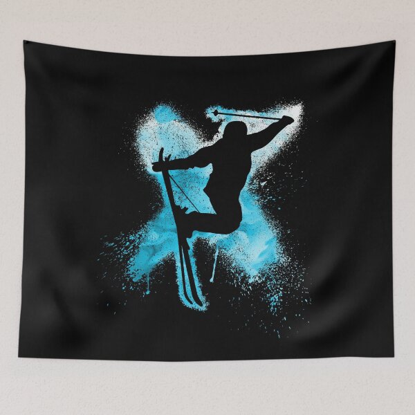 Item preview, Skiing powder snow Powder freeskiing in deep snow designed and sold by Denis Rösler.
