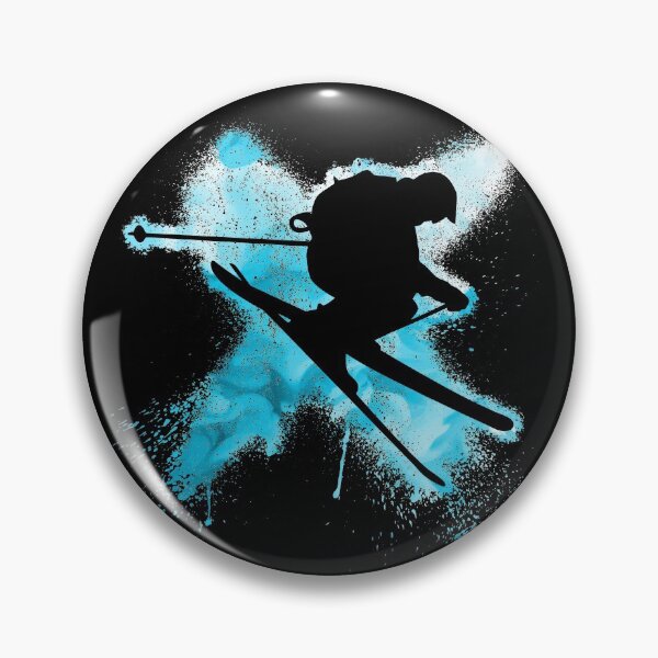 Item preview, Cool skier is jumping through the snow designed and sold by Denis Rösler.