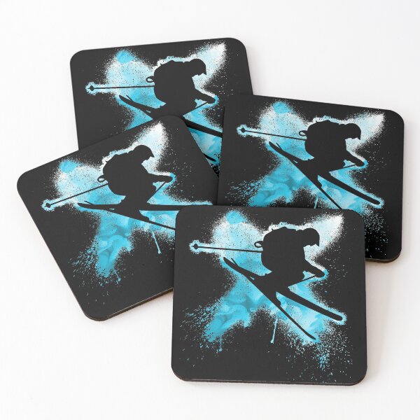 Item preview, Cool skier is jumping through the snow designed and sold by Denis Rösler.