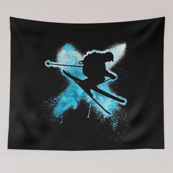 Item preview, Cool skier is jumping through the snow designed and sold by Denis Rösler.