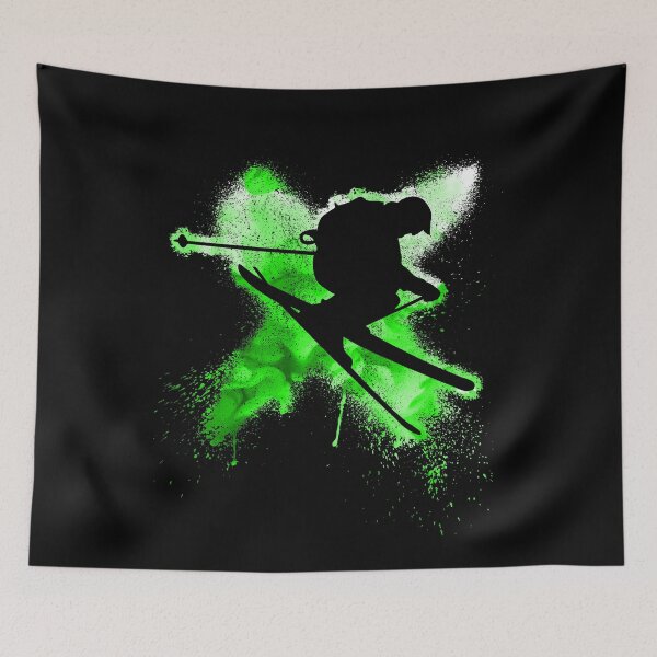 Item preview, Skiing fun on winter vacation cool freeskiing does trick designed and sold by Denis Rösler.