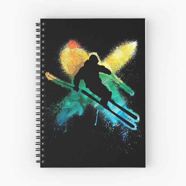 Item preview, Colorful freestyle ski in deep snow winter vacation designed and sold by Denis Rösler.