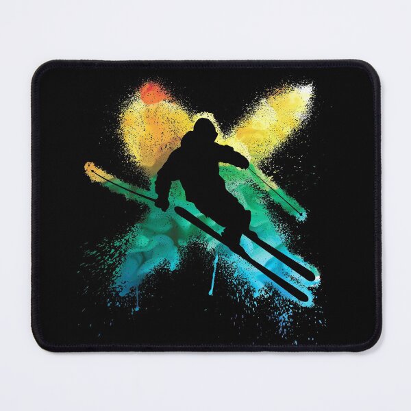 Item preview, Colorful freestyle ski in deep snow winter vacation designed and sold by Denis Rösler.