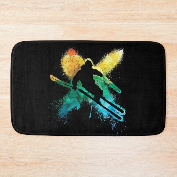 Item preview, Colorful freestyle ski in deep snow winter vacation designed and sold by Denis Rösler.