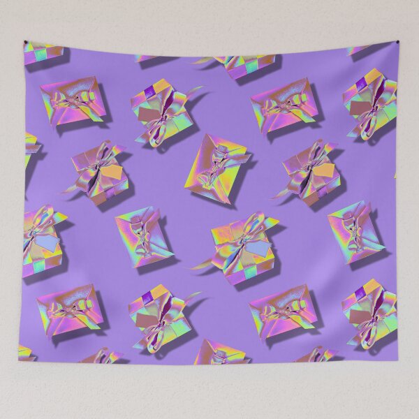 Item preview, Holographic Gifts Pattern designed and sold by dinaaaaaah.