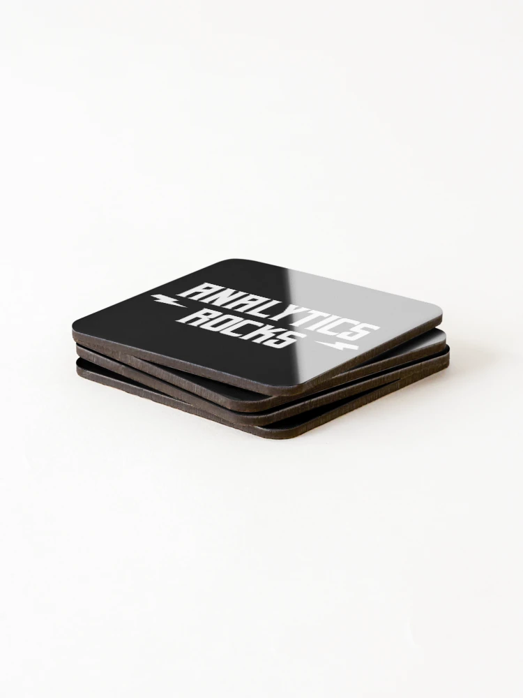 Thumbnail 4 of 5, Coasters (Set of 4), Analytics Rocks designed and sold by teesaurus.