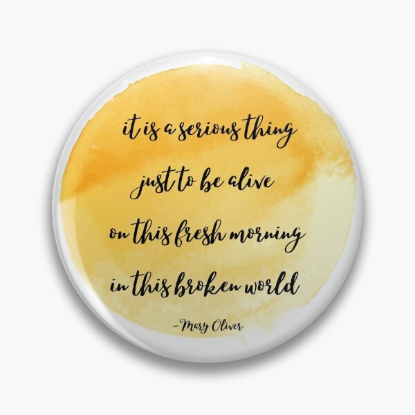 Item preview, To Be Alive | Mary Oliver designed and sold by ArtistVenus.