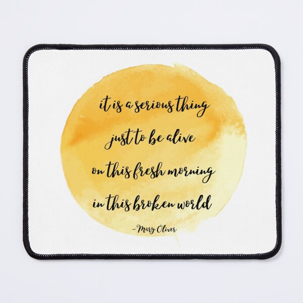 Item preview, To Be Alive | Mary Oliver designed and sold by ArtistVenus.