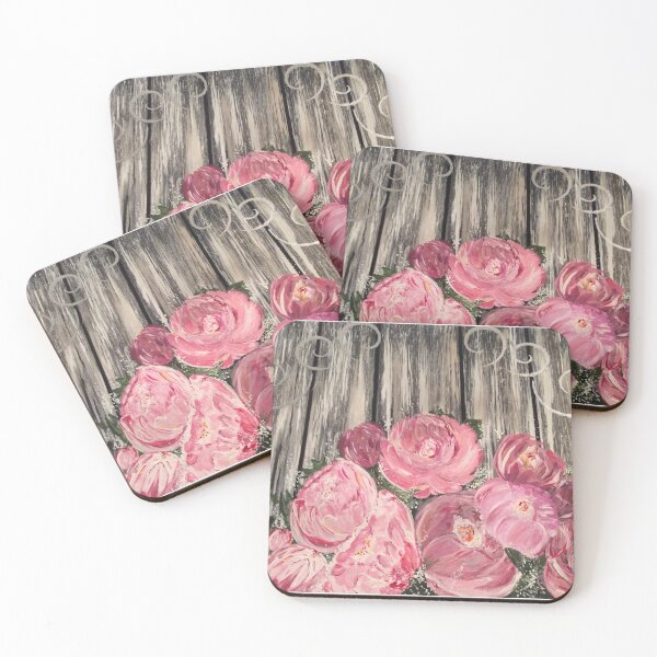 Item preview, Heirloom Roses on Barn Board designed and sold by SpotOnJ.