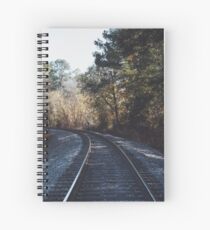 Train Tracks Spiral Notebook