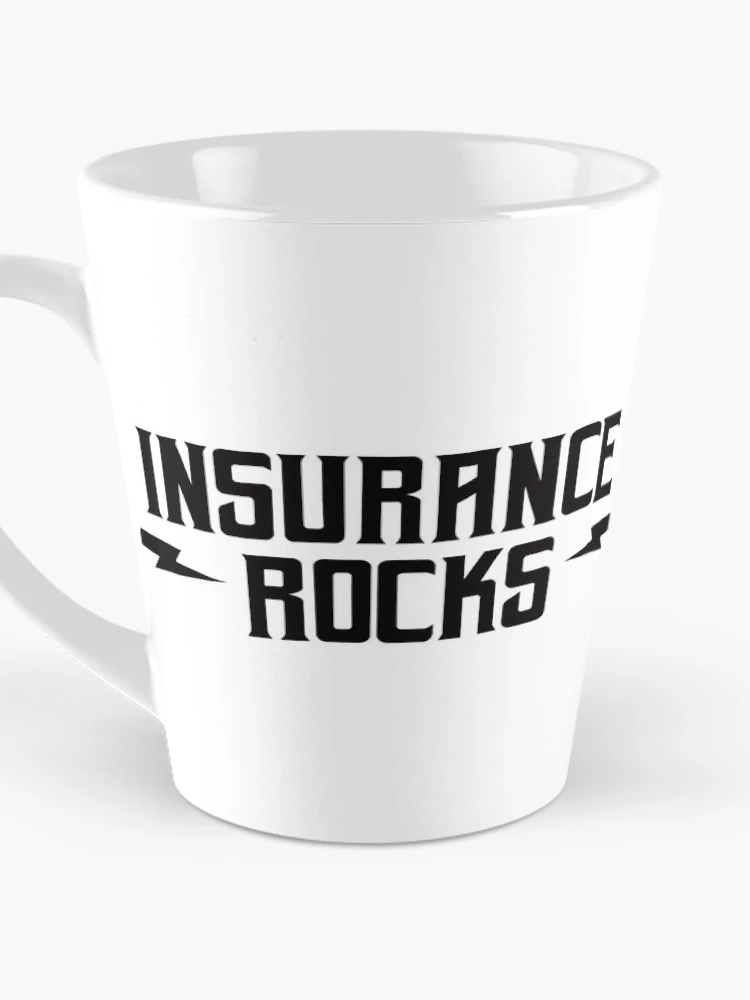 Thumbnail 3 of 4, Coffee Mug, Insurance Rocks designed and sold by teesaurus.