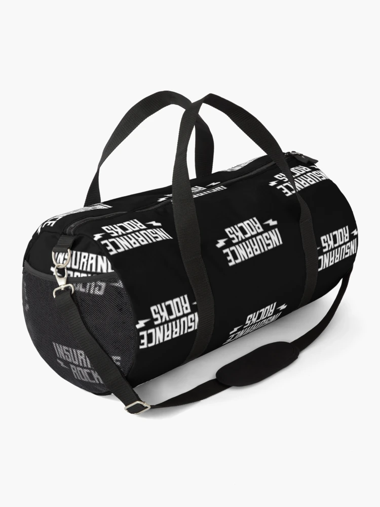 Thumbnail 2 of 3, Duffle Bag, Insurance Rocks designed and sold by teesaurus.