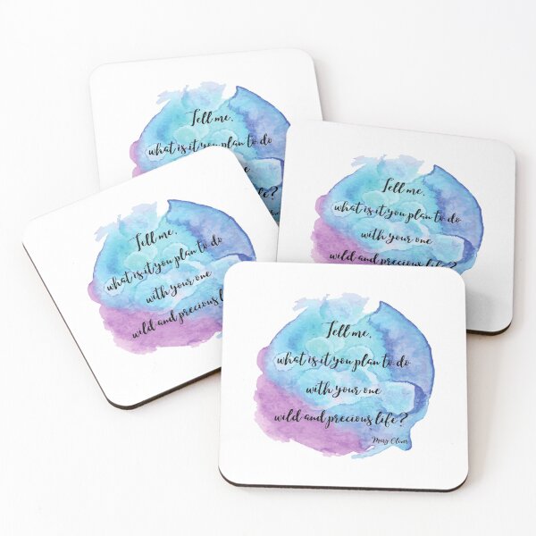 Item preview, Wild and Precious | Mary Oliver designed and sold by ArtistVenus.