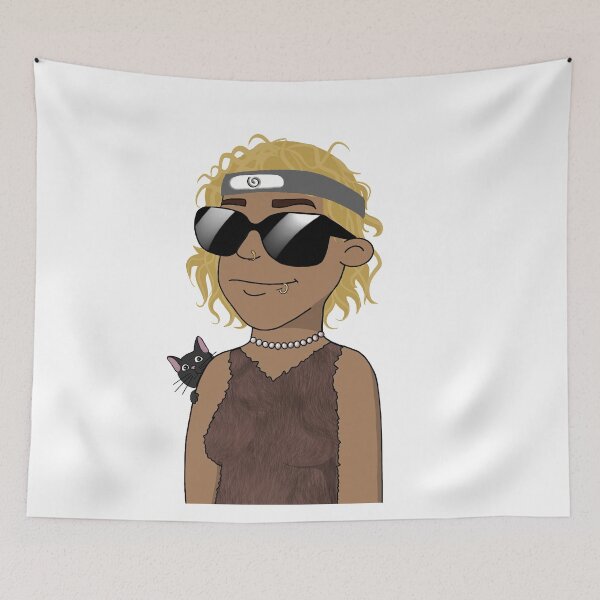 Item preview, CryptoMom #1683 Wear sunglasses Yellow hair mother Fashion kitten designed and sold by PetTotem.