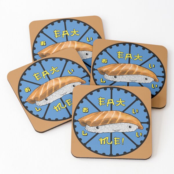Item preview, Eat Me Salmon Nigiri designed and sold by Pajamurai.