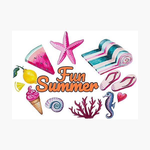 Item preview, Summer Fun Sea Life Icecream Watermelon  designed and sold by Spasija.