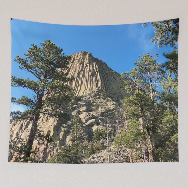Item preview, Devils Tower from the trail designed and sold by EzrasTrinkets.