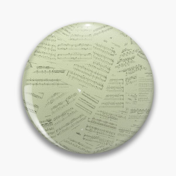 Item preview, All Over Sheet Music Design With a Transparent Green Tint designed and sold by ThisNThatImages.