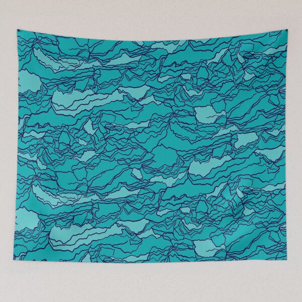 Item preview, Teal Rocky Texture designed and sold by Carolina Diaz.
