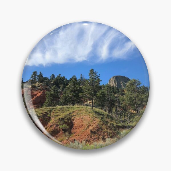 Item preview, Devils Tower through the Geology and Trees designed and sold by EzrasTrinkets.