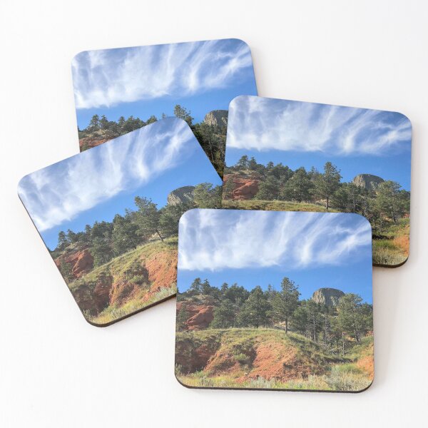 Item preview, Devils Tower through the Geology and Trees designed and sold by EzrasTrinkets.