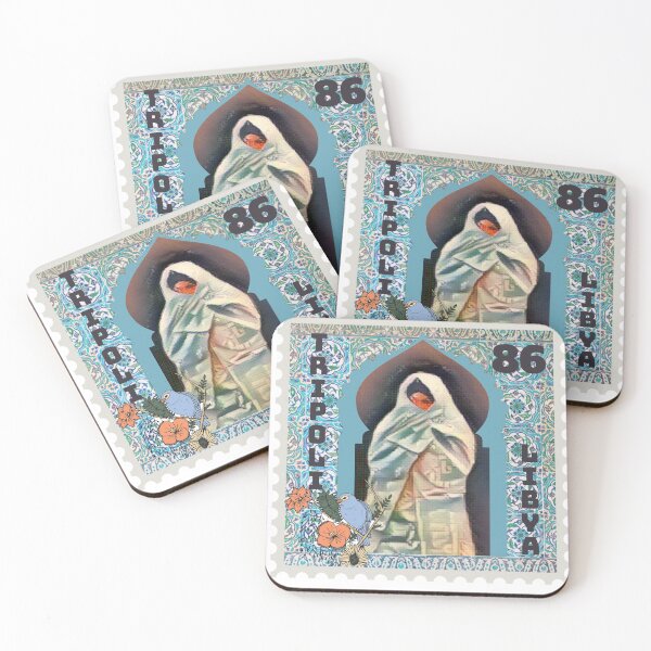 Item preview, libya tripoli mail stamp designed and sold by Shada Zarti.