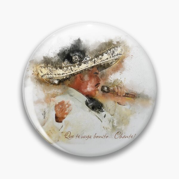 Item preview, Good luck to you, Chente / Vicente Fernandez Watercolor designed and sold by SAUHER.