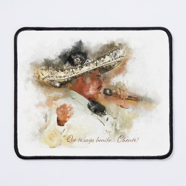 Item preview, Good luck to you, Chente / Vicente Fernandez Watercolor designed and sold by SAUHER.