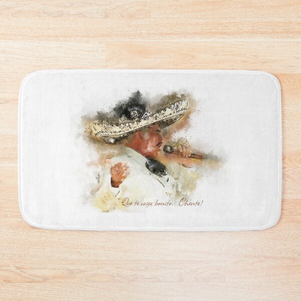 Item preview, Good luck to you, Chente / Vicente Fernandez Watercolor designed and sold by SAUHER.
