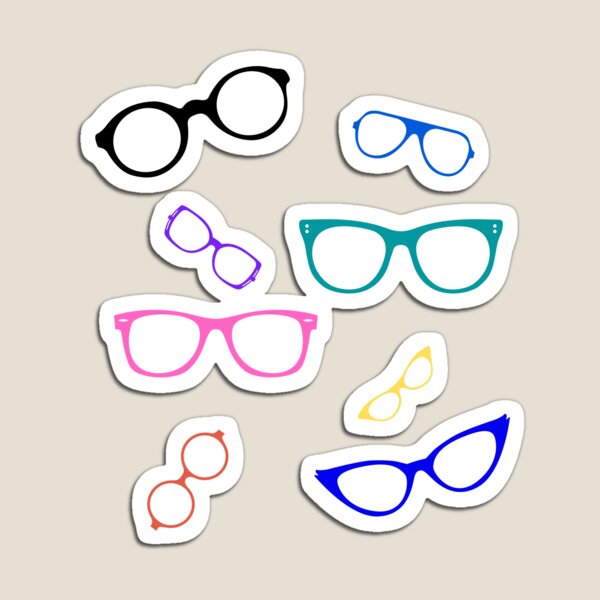 Item preview, Glasses Everywhere designed and sold by Polka-Dotted Penguin.