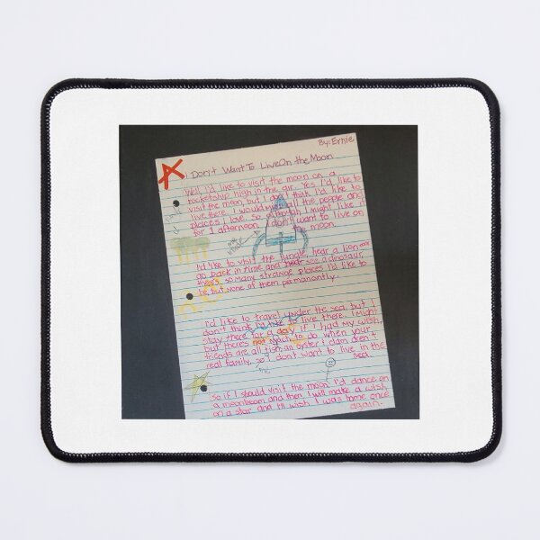 Item preview, I Don't Want to Live on the Moon Report Card by Ernie designed and sold by ChaoticResolve.