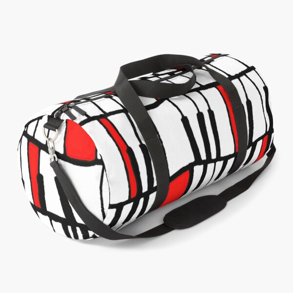 Item preview, Abstract Piano Keys White Red designed and sold by HarrioBend.