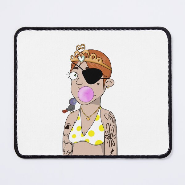 Item preview, CryptoMom #1949 Cyclops  swimsuit mother Fashion  bubble gum Crown designed and sold by PetTotem.