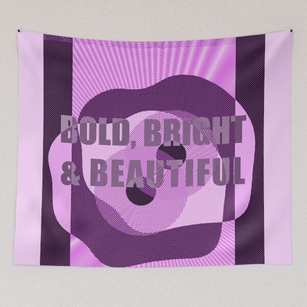 Artikelvorschau, Bold, Bright & Beautiful (Violet Creams Edition) entworfen und verkauft von IKDG.