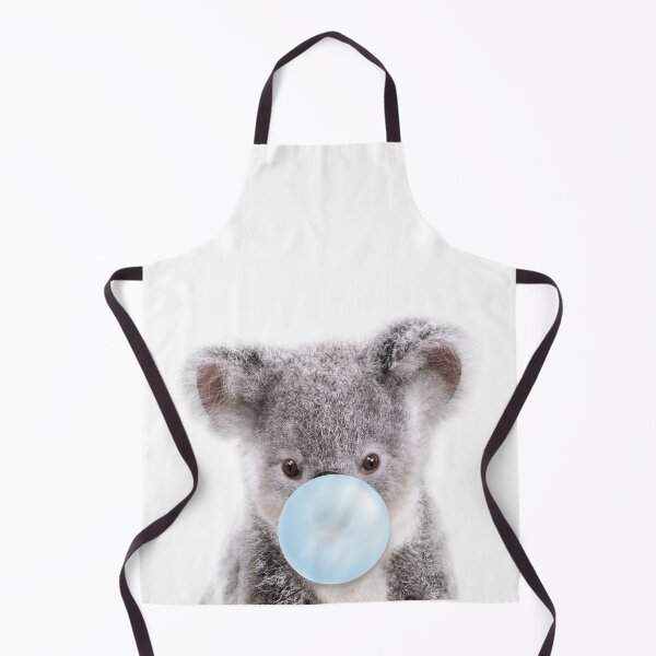 Item preview, Baby Koala Blowing Blue Bubble Gum, Baby Boy, Kids, Nursery, Baby Animals Art Print by Synplus designed and sold by synplus.