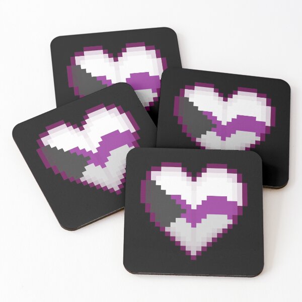 Item preview, Demisexual Flag Pixel Heart designed and sold by squidego.