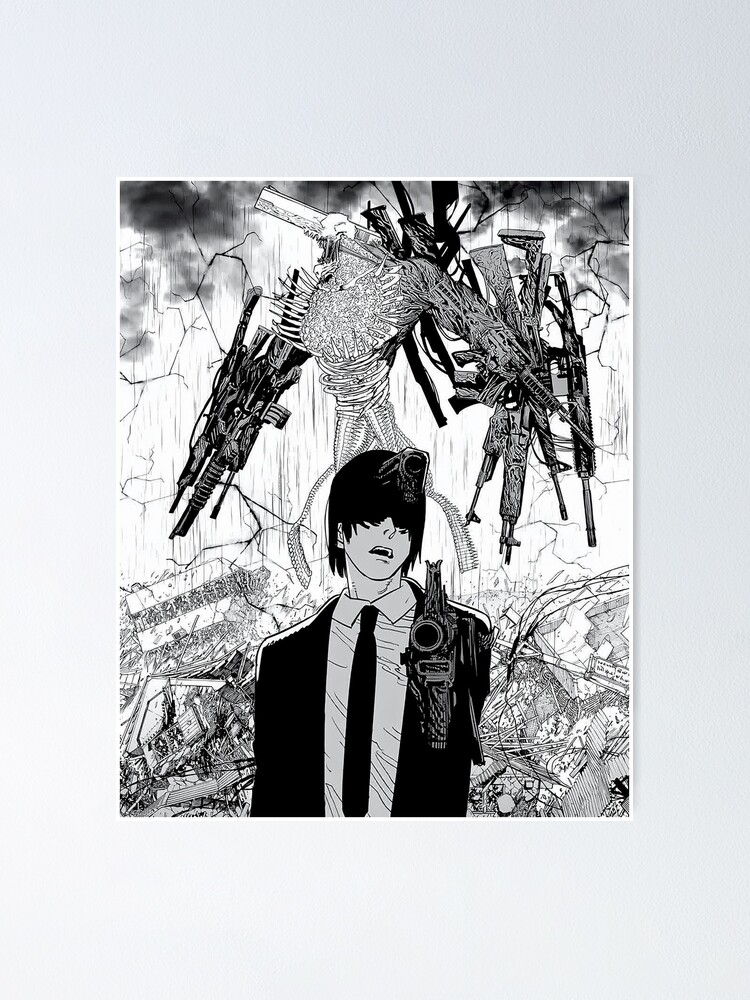 "Gun Devil Chainsaw man" Poster for Sale by AoiDoi Redbubble