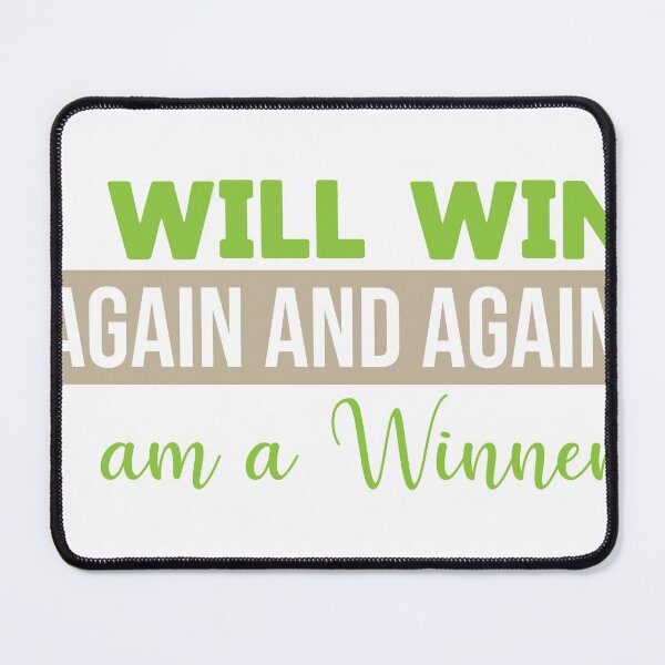 Item preview, I will win again and again designed and sold by IAmTailorMade77.
