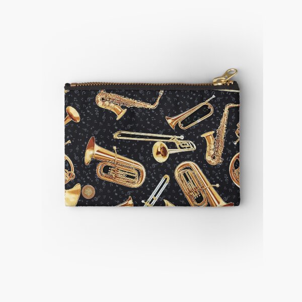 Item preview, Vintage Saxophone Horn Instruments On black designed and sold by HarrioBend.
