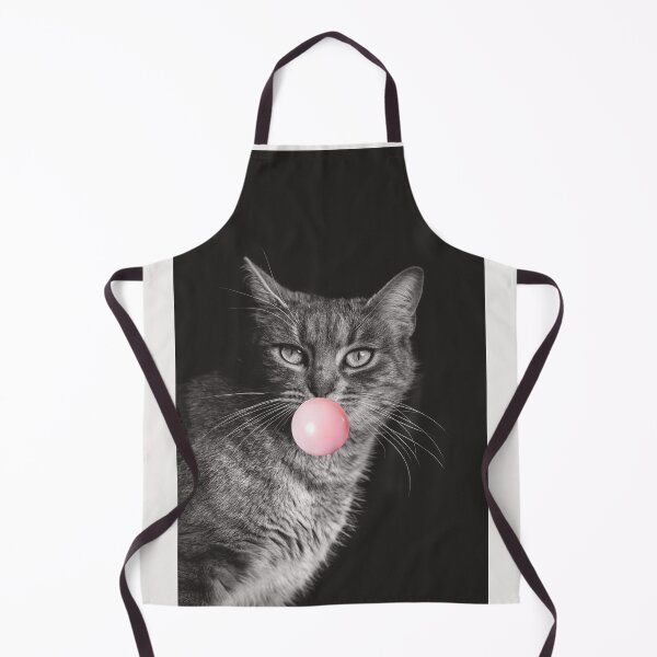 Item preview, Cat bubblegum - cat eating bubble gum design designed and sold by Tanuja  Sharma.