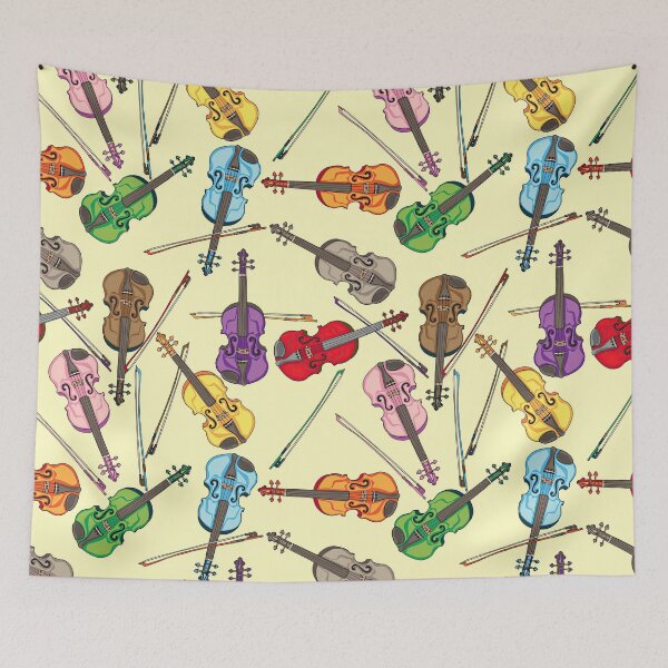 Item preview, Colorful Vintage Violins designed and sold by HarrioBend.