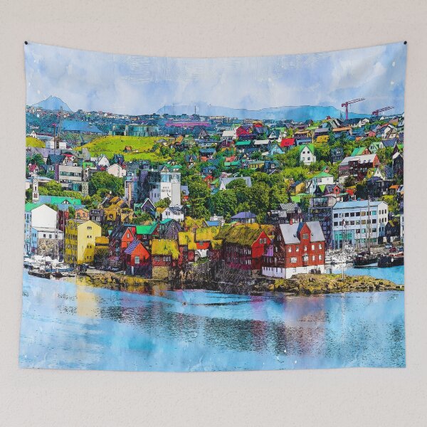 Item preview, On the Edge of Torshavn designed and sold by Earth-Magic.